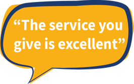 the service is excellent